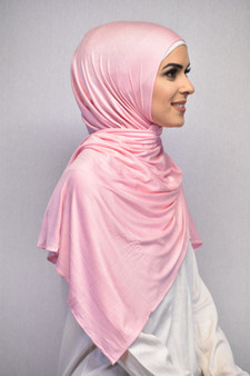 Pink Jersey Hijab