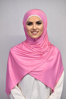 Pink Jersey Hijab