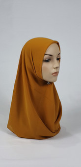 Square Premium Chiffon - Turmeric