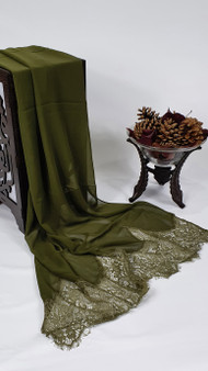 Luxury lace Chiffon - Olive 