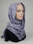 Light Blue Heathered Jersey Hijab