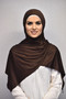 Chocolate Brown Jersey Hijab