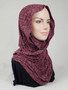 Burgundy Heathered Jersey Hijab