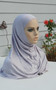 Long 2 Piece Amira Hijab - Jersey- L. Grey