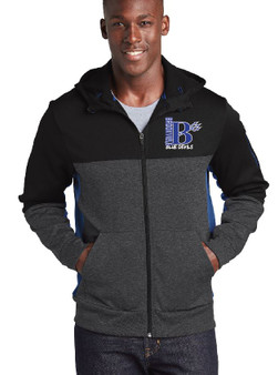 Brookville Blue Devils | Brookville Blue Devils Adult Color Block Neoprene Zip Up Jacket | BBD0016