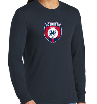 PC United Soccer | PC United Adult Tri-Blend Long Sleeve Tee | PCU0005
