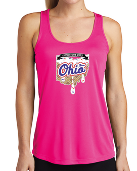 Team Ohio | Ladies' Performance Tank | Cooperstown Ice Cream | TO001