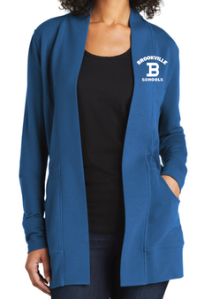 Brookville Blue Devils | Brookville Blue Devils Women's Cardigan LK825 w/Embroidery | BFSP023