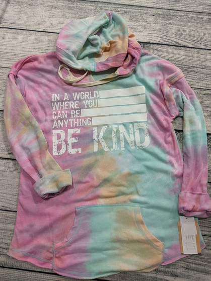 Summer | Be Kind Beach Hoodie Tie Dye