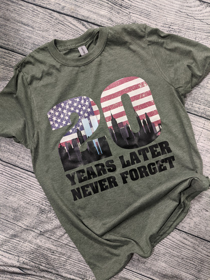 Patriotic | 20 Years Later 9/11 Commemorative t-shirt