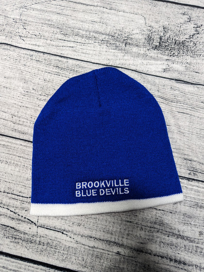 Brookville Blue Devils | Royal Blue with white Stripe Beanie | BBD0005