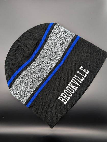 Brookville Blue Devils | Stripe Beanie | USA MADE | BBD0006