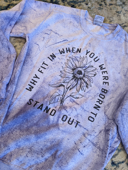 TrendING | Why Fit In Colorblast Crewneck