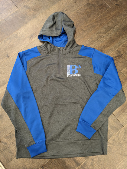 Brookville Blue Devils | Brookville Blue Devils Adult Color Block Quarter Zip | BBD0027