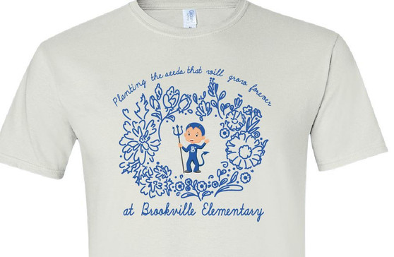 Brookville Elementary "Planting Seeds" SoftStyle T-shirt