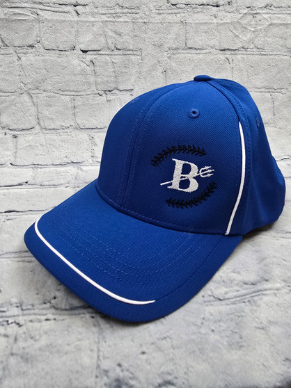 Brookville Blue Devils | Fitted Hat | Pacific Royal w/White Piping | B with Laces