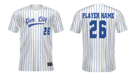 Gem City | Adult Vneck Jersey Duplicate | GC005