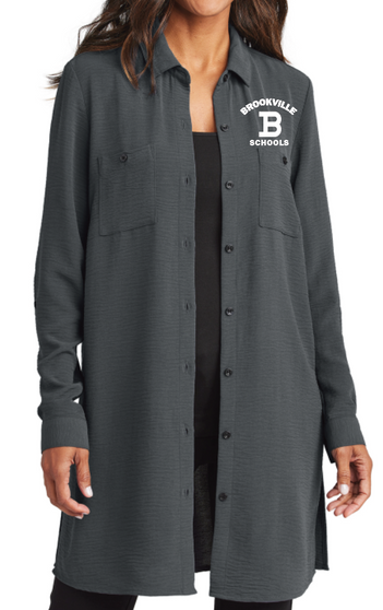 Brookville Blue Devils | Brookville Blue Devils Women's  Long Tunic Blouse LW701 w/Embroidery | BFSP019