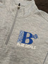 Brookville Blue Devils | Brookville Blue Devils Adult Silver Space Quarter Zip | BBD0021