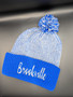 Brookville Blue Devils | Blue Pom Knit Hat | BBD0004