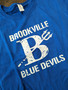 Brookville Blue Devils | Brookville Blue Devils Adult B w/Pitchfork T-shirt | BBD0052