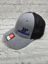 Brookville Blue Devils | Fitted Hat | Richardson 110 | Heathered Gray/Black | Brookville & B | Left Panel | Royal w/Black Outline
