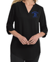 Brookville Blue Devils | Brookville Blue Devils Women's 3/4 Sleeve Tunic Blouse LW701 w/Embroidery | BFSP018