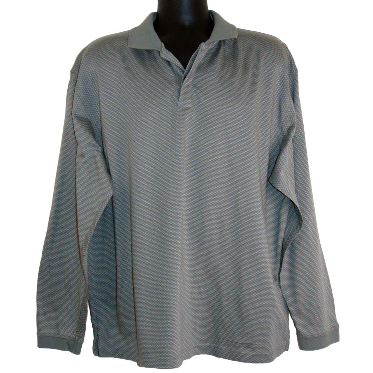 haggar long sleeve polo