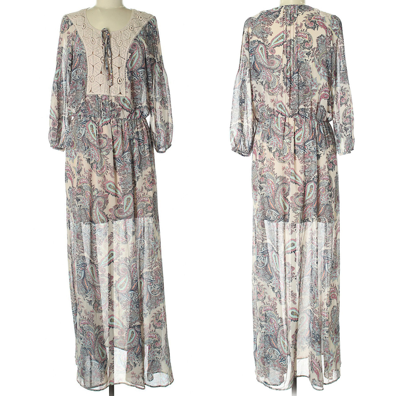 Dr2 Daniel Rainne Paisley Maxi Dress Buy Designer Clothing At