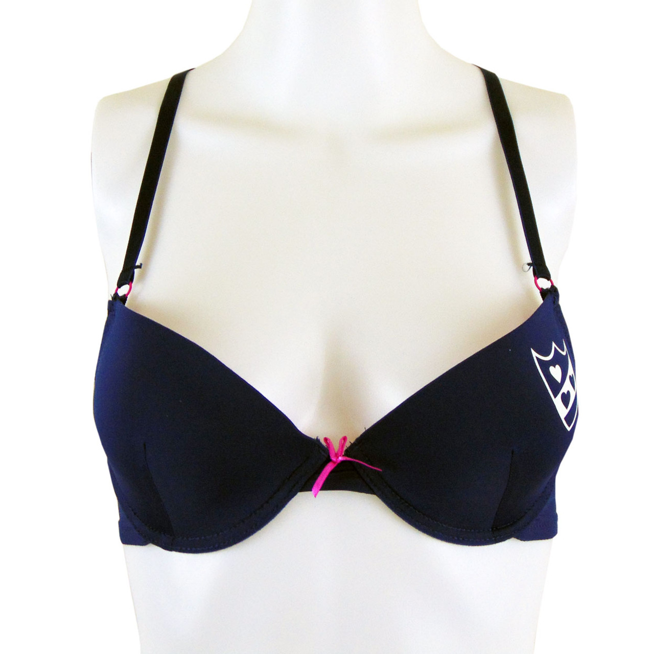 Secret Navy Blue Shield Push Up Bra