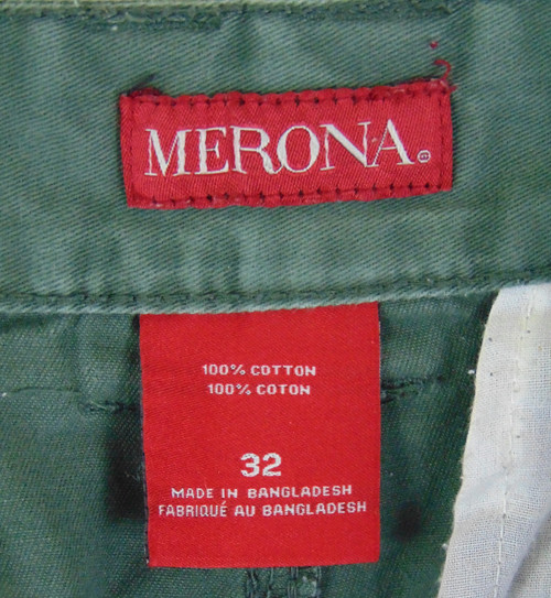 Merona Shorts Size Chart
