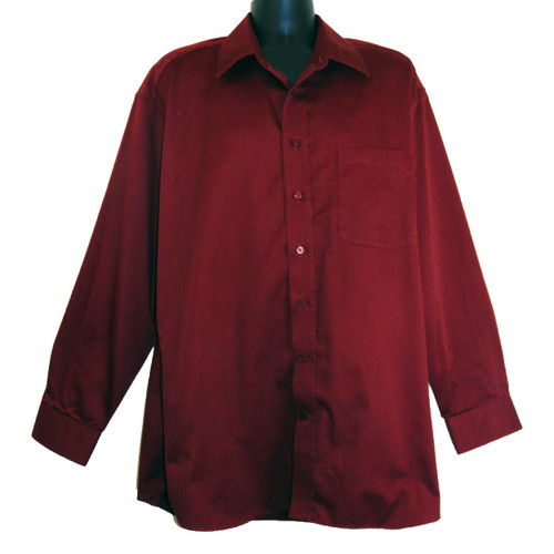 Britches Tailored Collection Burgundy Dress Shirt Britches Tailored Collection Burgundy Dress Shirt