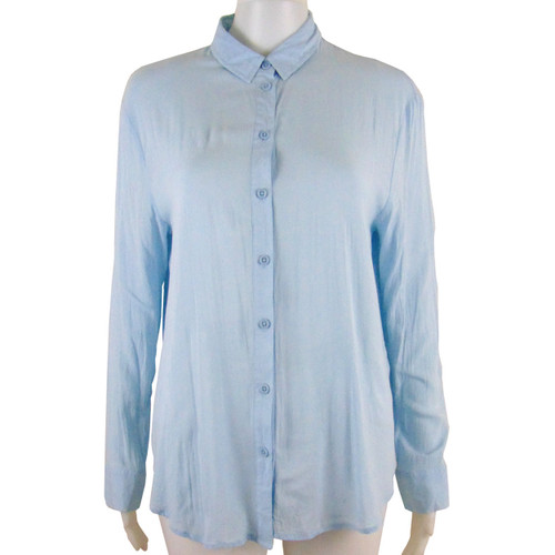 Samsøe & Samsøe Cashmere Blue Button Down Women's Shirt