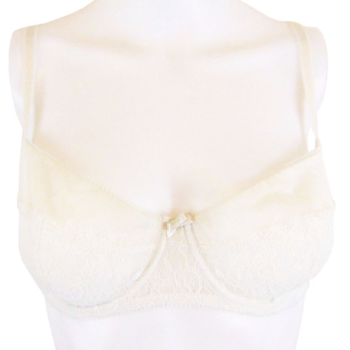BLUSH White Lace and Mesh Underwire Bra - Size 36C BLUSH White Lace and Mesh Underwire Bra - Size 36C