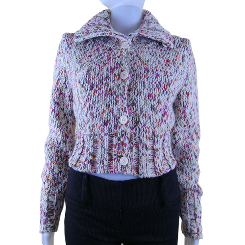 Mexx knitted cropped button up sweater Mexx knitted cropped button up sweater