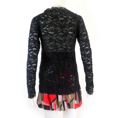 MODA INTERNATIONAL Long Sleeved Black Lace Top on Sale %65 off! www.onestop-thriftshop.com MODA INTERNATIONAL Long Sleeved Black Lace Top on Sale %65 off! www.onestop-thriftshop.com