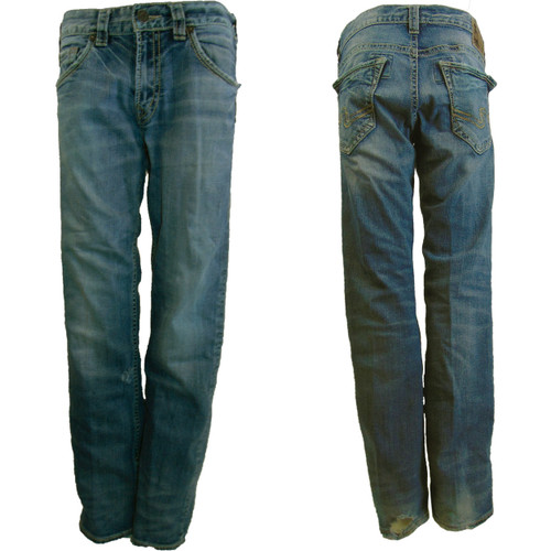 silver mens jeans