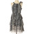 BCBGMAXAZRIA Ruffled Reptide All Over Print Dress BCBGMAXAZRIA Ruffled Reptide All Over Print Dress