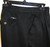 Top Flite Men's Black Pleated Polyester Pants Top Flite Men's Black Pleated Polyester Pants