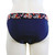Garage Navy Blue with Flowered Band Bikini Bottoms