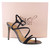 Jewel Badgley Mischka Maddison Black Glitter Sandals Jewel Badgley Mischka Maddison Black Glitter Sandals