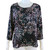 Monk and Lou 3/4 Sleeve Floral Print Blouse