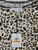 Calvin Klein Leo Animal Print Blouse  Size  3X (NWT)