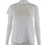 Designer Lab White One Shoulder T-Shirt 