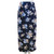 M Collection Navy Blue Floral Maxi Skirt 