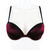 La Senza Wine with Black Trim Push Up Bra