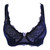 BLUSH Navy Blue Lace and Mesh Underwire Bra - Size 32E BLUSH Navy Blue Lace and Mesh Underwire Bra - Size 32E