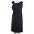 Jessica Black Ruffled Dress with Shiny Beading  Jessica Black Ruffled Dress with Shiny Beading