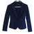 Suzy Shier Navy Blue Single Button Blazer - Jacket Suzy Shier Navy Blue Single Button Blazer - Jacket