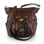 Kathy Van Zeeland Copper Metallic Studded Hobo Bag
